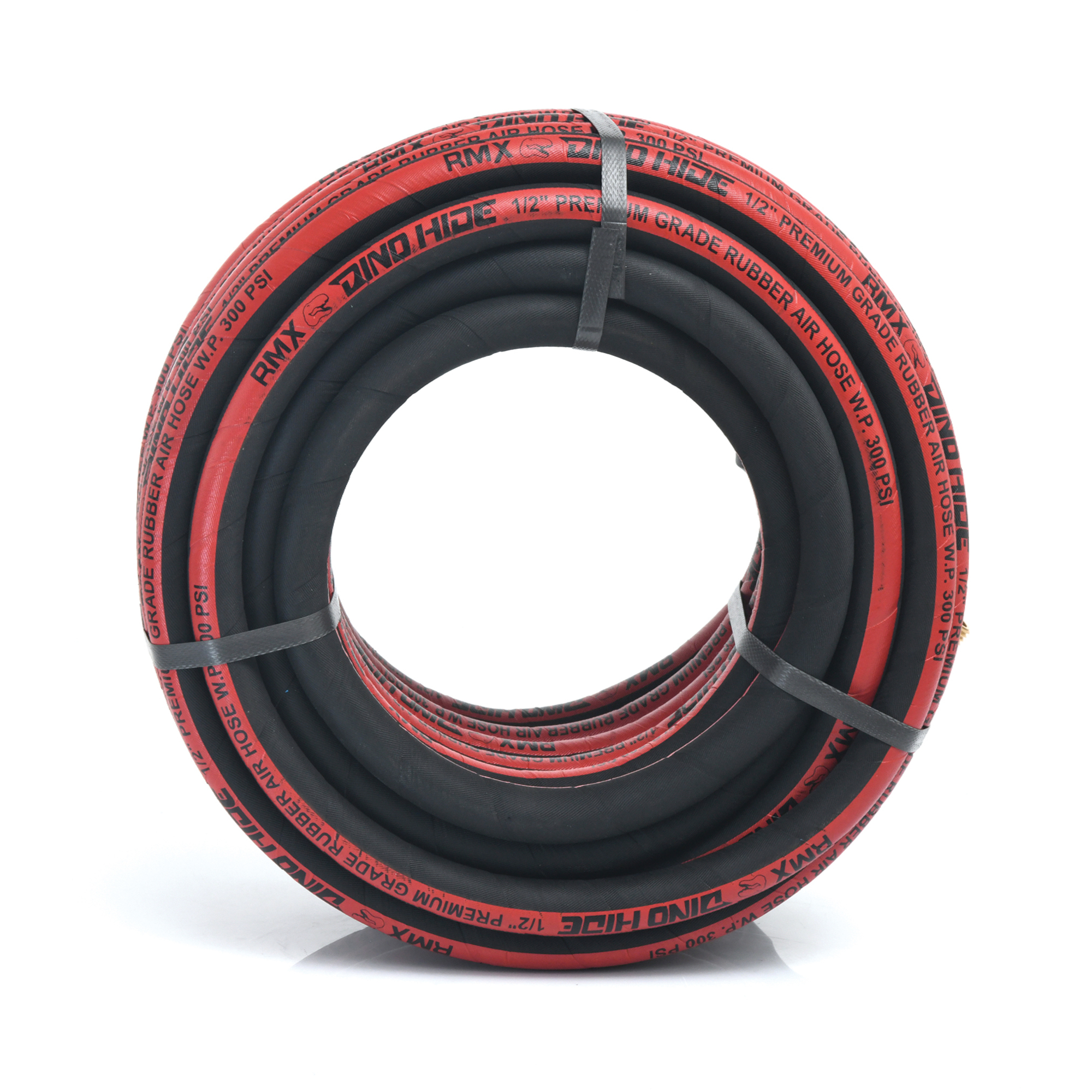 Dino-Hide, Dino-Hide Rubber Air Hose Assembly 1/2in.x50ft., Hose Diameter 1/2 in, Hose Length 50 ft, Model# WLEPRO1250